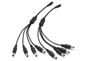 DC power splitter cable 4 channel